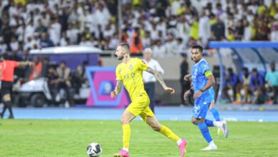 صورة الإعلان عن جاهزية نجمي النصر السعودي لمواجهة الهلال